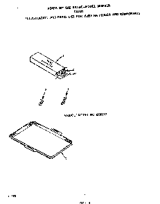 Wire Harness Diagram and Parts List for F4458W1  Roper Range