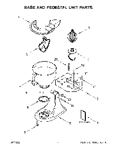 Part Location Diagram of W11556313 Whirlpool Use and Care Guide