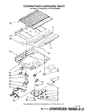 COMPARTMENT SEPARATOR Diagram and Parts List for ET18JKXWW00  Whirlpool Refrigerator