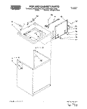 TOP AND CABINET Diagram and Parts List for RAX6144EQ0  Roper Washer