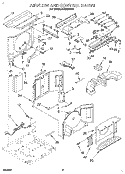 AIRFLOW AND CONTROL Diagram and Parts List for ACQ294XD0  Whirlpool Air Conditioner