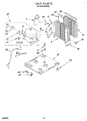 UNIT, LITERATURE Diagram and Parts List for D25A2  Whirlpool Dehumidifier