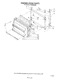 FREEZER DOOR Diagram and Parts List for ET18NKXSW02  Whirlpool Refrigerator