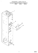 FREEZER LINER Diagram and Parts List for KSSS48FJT00  KitchenAid Refrigerator