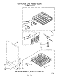 DISHRACK AND PANEL Diagram and Parts List for DU9200XT2  Whirlpool Dishwasher