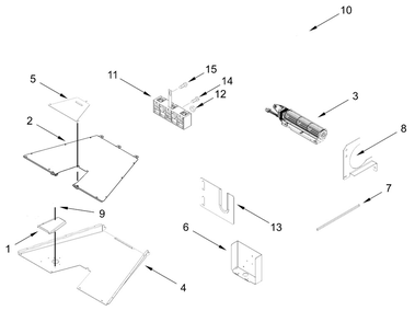 Venting Parts Diagram and Parts List for KFDC558JAV03  Whirlpool Range