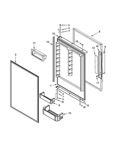 Part Location Diagram of W10609682 Whirlpool SPACER