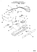 CONTROL Diagram and Parts List for KSRS22QDWH01  KitchenAid Refrigerator
