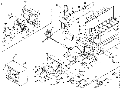 Ice Maker Parts Diagram and Parts List for 106R16G1M  Kenmore Refrigerator