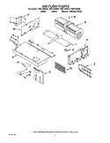 AIR FLOW PARTS Diagram and Parts List for TMH14XMB0  Estate Microwave