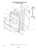 REFRIGERATOR DOOR , LIT/OPTIONAL Diagram and Parts List for ET18HKXSW0A  Whirlpool Refrigerator