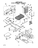 UNIT Diagram and Parts List for RS22AWXAW01  Roper Refrigerator