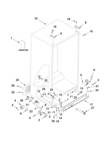 Part Location Diagram of W10689447 Whirlpool Energy guide