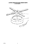 LOWER WASHARM AND STRAINER Diagram and Parts List for KUDA22ST4  KitchenAid Dishwasher