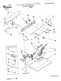 SECTION Diagram and Parts List for LER3634JW0  Whirlpool Dryer