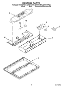 CONTROL PARTS Diagram and Parts List for GC3JHAXTL00  Whirlpool Refrigerator