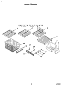 FREEZER SHELF Diagram and Parts List for KSSS48MAX03  KitchenAid Refrigerator