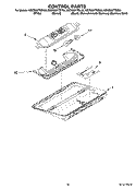 CONTROL PARTS Diagram and Parts List for KSCS23FTBT00  KitchenAid Refrigerator