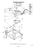 MACHINE BASE Diagram and Parts List for LA5580XTN0  Whirlpool Washer