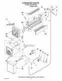 ICEMAKER PARTS Diagram and Parts List for KBLC36FTS04  KitchenAid Refrigerator