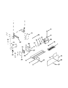 Part Location Diagram of W10778965 Whirlpool OVERLOAD