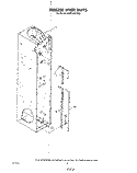 FREEZER LINER Diagram and Parts List for KSRF42DTX00  KitchenAid Refrigerator