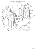 CONTROL MODULE Diagram and Parts List for 8ACE07LD0  Whirlpool Air Conditioner