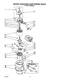 SECTION Diagram and Parts List for KBDS250X  KitchenAid Food Waste Disposer
