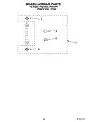 MISCELLANEOUS  PARTS Diagram and Parts List for LTG6234DQ5  Whirlpool Washer Dryer Combo