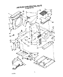AIR FLOW AND CONTROL Diagram and Parts List for CA21WQ4  Whirlpool Air Conditioner