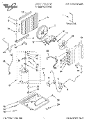 UNIT, LITERATURE Diagram and Parts List for ACQ122XG0  Whirlpool Air Conditioner