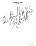 CASTER UNIT Diagram and Parts List for KPDC610S1  KitchenAid Dishwasher