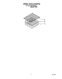 OVEN RACK, LITERATURE Diagram and Parts List for SF365BEYQ6  Whirlpool Range