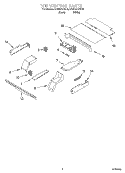 TOP VENTING, OPTIONAL Diagram and Parts List for KEBI101DBL9  KitchenAid Wall Oven