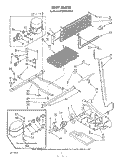 UNIT Diagram and Parts List for ET22PKXWW00  Whirlpool Refrigerator