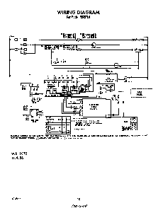 Wiring Diagram Diagram and Parts List for N9357*0  Roper Range