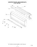 CONTROL FRAME AND KNOB Diagram and Parts List for KEBI141SBL0  KitchenAid Wall Oven