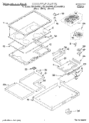 SECTION Diagram and Parts List for KECC507BAL2  KitchenAid Cooktop