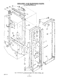 BREAKER AND PARTITION Diagram and Parts List for KSRF22DTWH00  KitchenAid Refrigerator