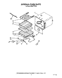 INTERNAL OVEN Diagram and Parts List for KEBS277XBL2  KitchenAid Wall Oven