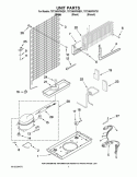 UNIT PARTS Diagram and Parts List for T8TXNWFWB01  Estate Refrigerator