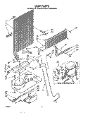 UNIT Diagram and Parts List for ET18JMYSN04  Whirlpool Refrigerator