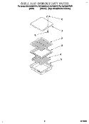 GRILL AND GRIDDLE UNIT Diagram and Parts List for KGCG260SAL3  KitchenAid Cooktop