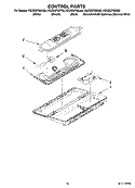 CONTROL PARTS Diagram and Parts List for KSCS23FSBL02  KitchenAid Refrigerator