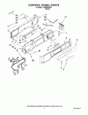 Part Location Diagram of W11028369 Whirlpool CONSOLE