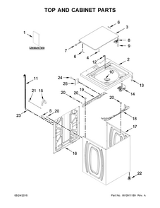 Part Location Diagram of W10877526 Whirlpool Energy guide