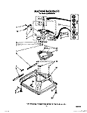 MACHINE BASE Diagram and Parts List for 6LA5400XWM0  Whirlpool Washer