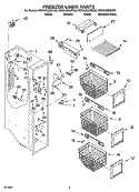Part Location Diagram of 2301140 Whirlpool BASKET-FZR