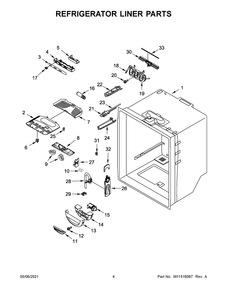 Part Location Diagram of W11527839 Whirlpool SWITCH