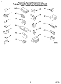 WIRING HARNESS Diagram and Parts List for LSR7233BG1  Whirlpool Washer